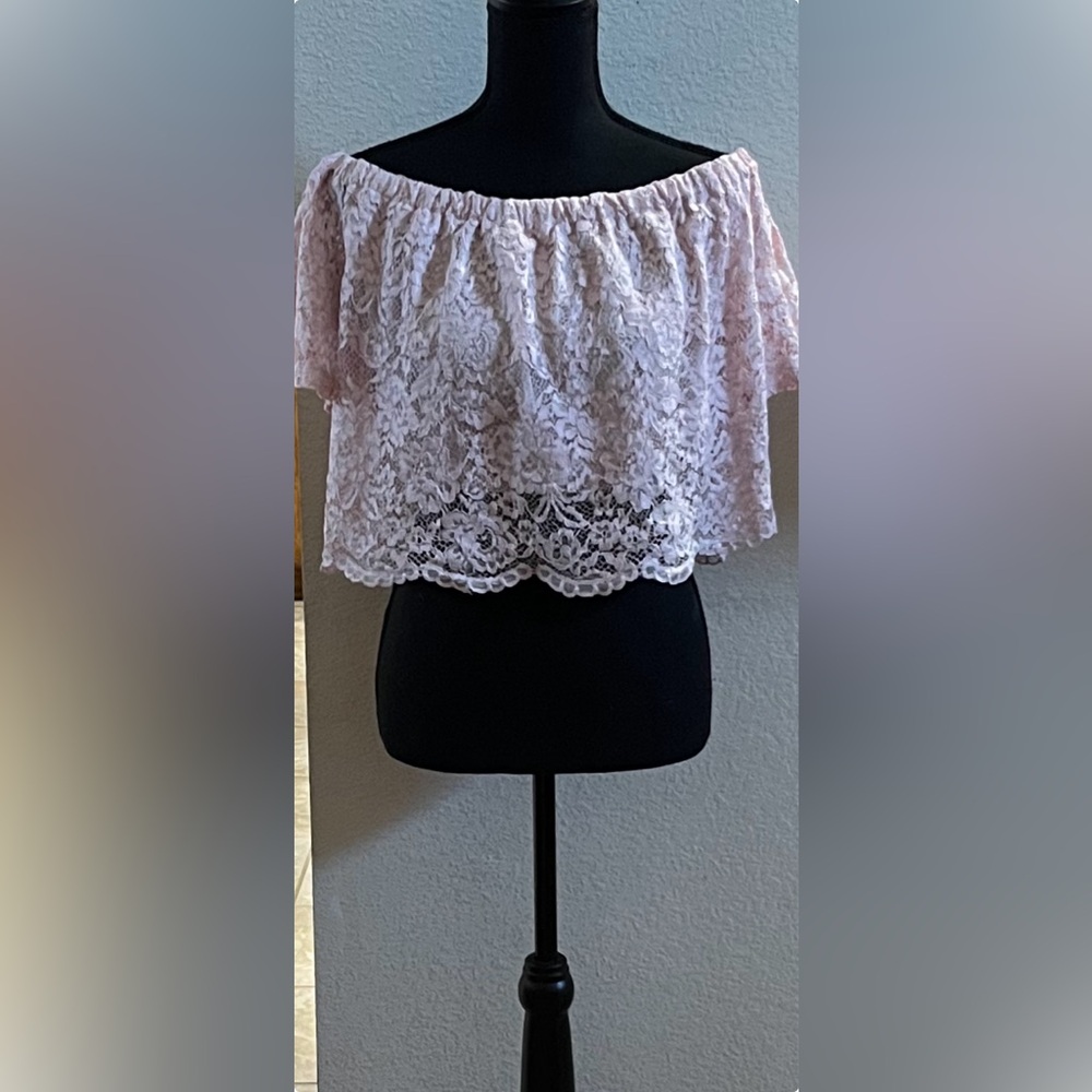 Teranova Pink laced top XL